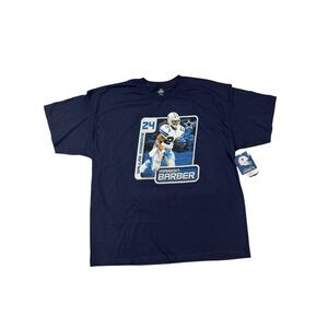 NWT Cowboys Authentic Apparel Dallas Cowboys #24 Marion Barber T Shirt Blue Size